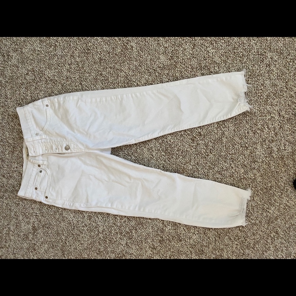 Madewell The Perfect Vintage Jean White Cropped